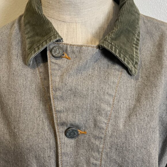 ARMANI JEANS BUCKLE DENIM FIELD JACKET - Picture 8 of 16